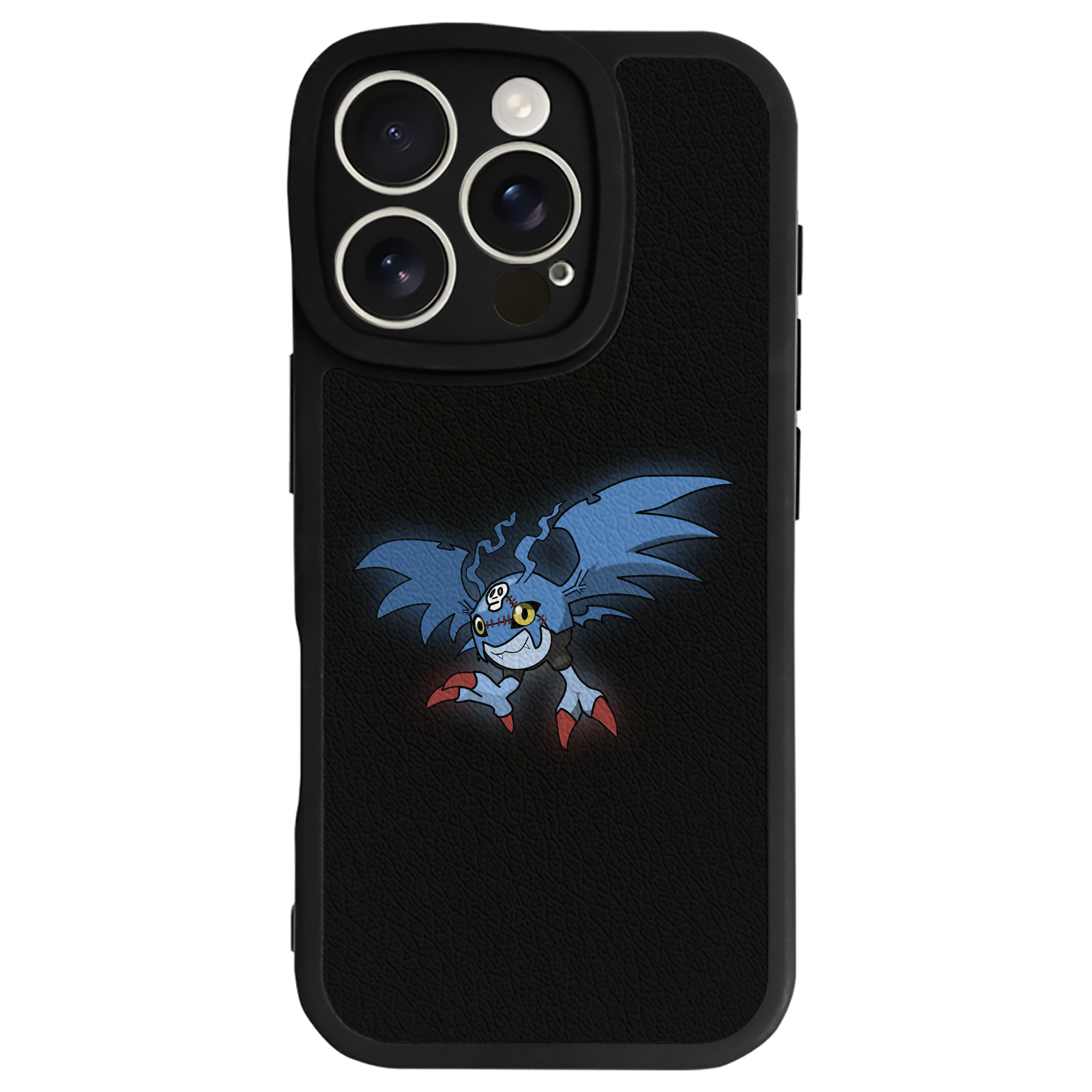（画像用） Digimon デジタルモンスター/デジモン 【iPhone 16シリーズ対応】シリコンスマホケース（レザー調） 材質：シリコン